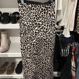 Sanctuary Leopard Midi Skirt